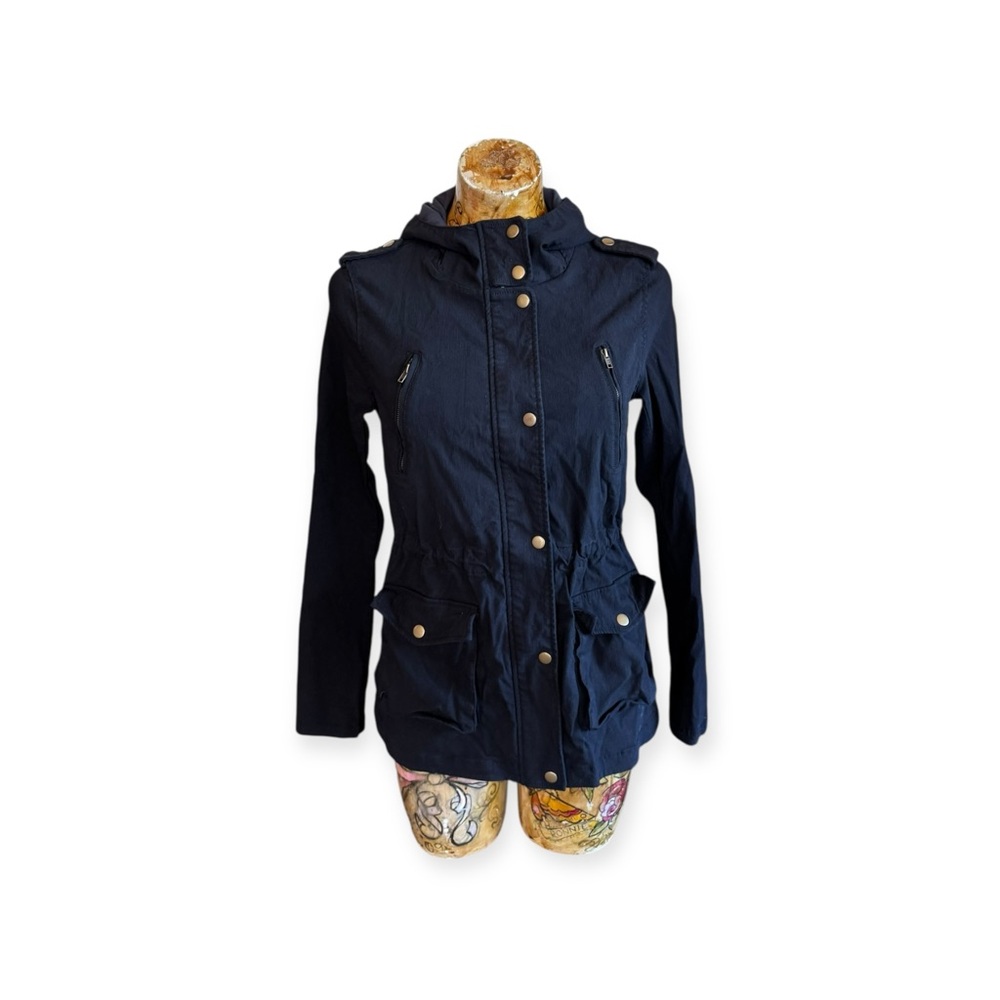 Eden Society Holly Contrast Hood Cargo Jacket cargo stretchy comfort and style
